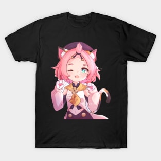 genshin impact cat T-Shirt